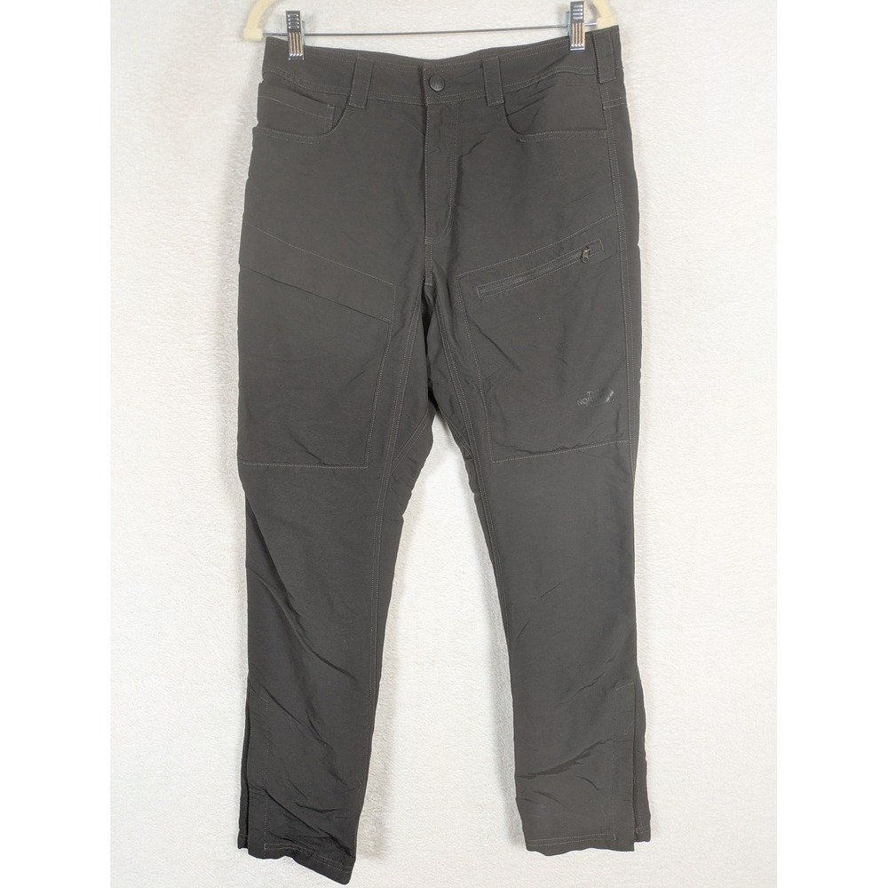 The North Face Hiking Pants Men's 32 Dark Gray Articulated Knee Technical Trail